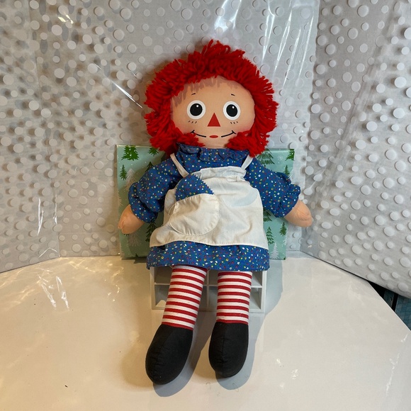 Vintage Playskool large Raggedy Ann Cloth 🧶Yarn Doll - Picture 1 of 9